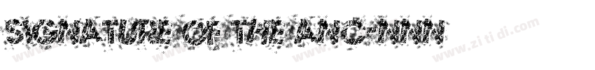 Signature of the Anc字体转换